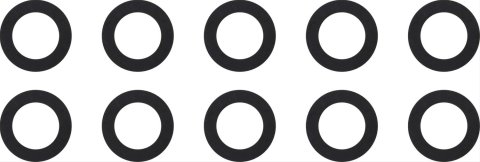 Spicer Drivetrain Products Differential Rebuild Components 42430 Pinion Thrust Washer, 2.460 in. Outside Diameter, 1.592 in. Inside Diameter, Each