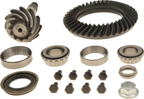 Spicer Drivetrain Products Ring and Pinion Gear with Installation Kits for 1993-2001 CHEROKEE, 1993-1998 GRAND 1987-2001 WRANGLER - 707244-7X Gears, 3.55:1 Ratio, 26-spline, Standard Rotation, Kit, Dana 35, Kit