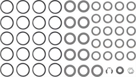Dana Spicer Drivetrain Products Differential Shims 707235X Carrier Shim Kit - 50