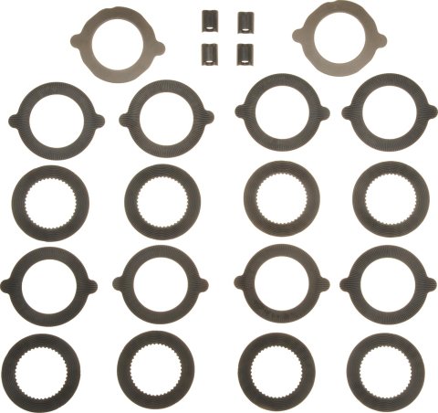 Spicer Drivetrain Products Differential Clutch Disc and Plate Kits 708203 Carrier Clutches, Kits, Composite Pack, Rear, Traction Lock, Chrysler 9.25 in., Dana 44, Kit