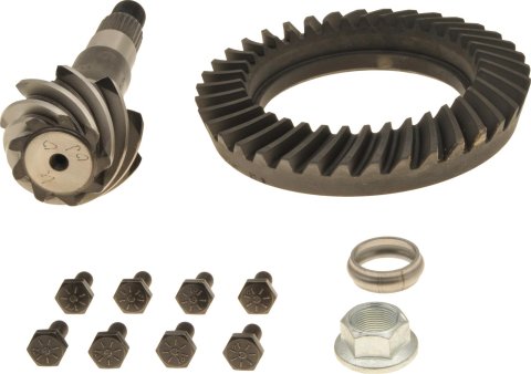 Spicer Drivetrain Products Ring and Pinion Gear with Installation Kits 73386-5X Dana 35 3.55 Gears & Set Axle: / Ratio Includes Hardware And Shims