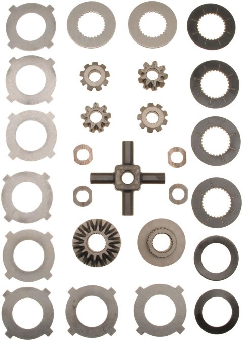 Spicer Drivetrain Products Differential Inner Gear Kits 2003857 Carrier Rebuild Kit, Trac-Lok, 35-spline, Clutch Pack, Clutch Shims, Rear, Dana 80, Kit