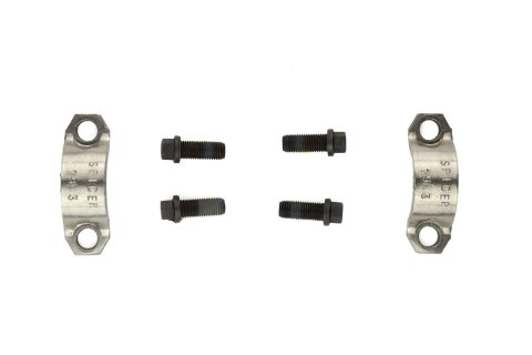 Spicer Drivetrain Products U-Joint Strap Kits 3-70-48X Fasteners, Straps, 1350 Style, Steel, Natural, 1.188 in. Bearing Cap O.D., Pair
