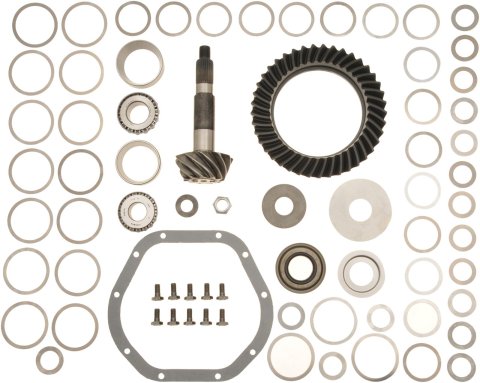 Spicer Drivetrain Products Ring and Pinion Gear with Installation Kits 706017-4X Dana 44 3.73 Gears Gears, 3.73:1 Ratio, 26-spline, Standard Rotation, Kit, 44, Kit
