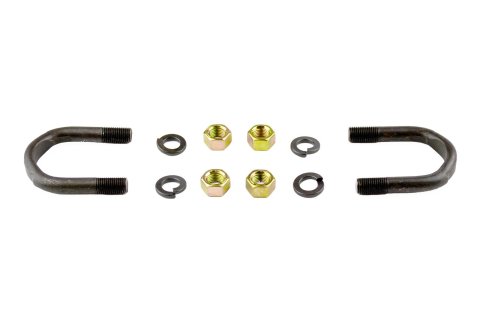 Spicer Drivetrain Products U-Joint U-Bolt Kits 3-94-18X Fasteners, Kits, 1350-1410 Style, Steel, Natural, 1.188 in. Bearing Cap O.D., Differential Location, Pair