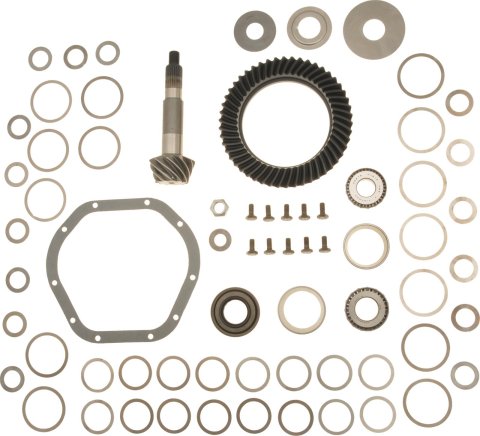 Spicer Drivetrain Products Ring and Pinion Gear with Installation Kits 706017-21X Dana 44 4.55 Gears Gears, 4.55:1 Ratio, 26-spline, Standard Rotation, Kit, 44, Kit
