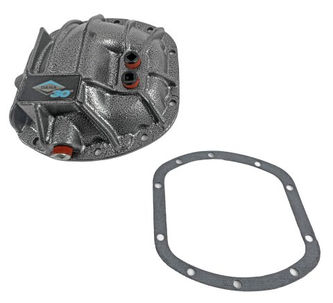 Spicer Drivetrain Products Differential Cover Kits 10023534 Covers, Kits, Dana 30/Dana Super 30, 10-bolt, Nodular Iron, Black Textured Powdercoated, Bolts, Gaskets, Kit