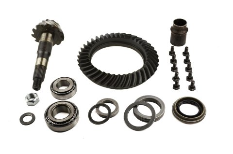 Spicer Drivetrain Products Ring and Pinion Gear with Installation Kits 707381-3X Dana 44 3.55 Gears Gears, 44, Rear, Standard Rotation, 3.55:1 Ratio, 26 Spline, 1.626 in. Pinion, Jeep, Kit