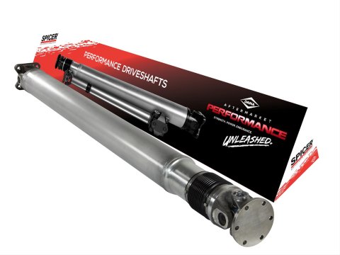 Spicer Drivetrain Products One-Piece Aluminum Driveshafts 10001767 Driveshaft, Rear, One-piece, Assembled, Balanced, Aluminum, Ford, Each
