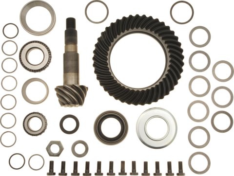 Spicer Drivetrain Products Ring and Pinion Gear with Installation Kits 708120-6 Dana 80 4.10 Gears Gears, 4.10:1 Ratio, 37-spline, Standard Rotation, Kit, 80, Kit