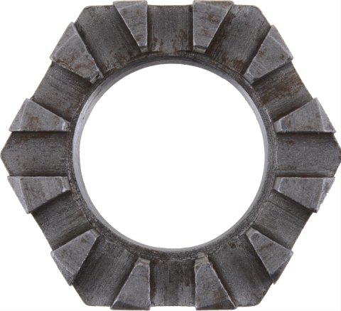 Spicer Drivetrain Products Axle Lock Nuts 46085 Nut, Castle, Steel, Natural, Dodge, Each