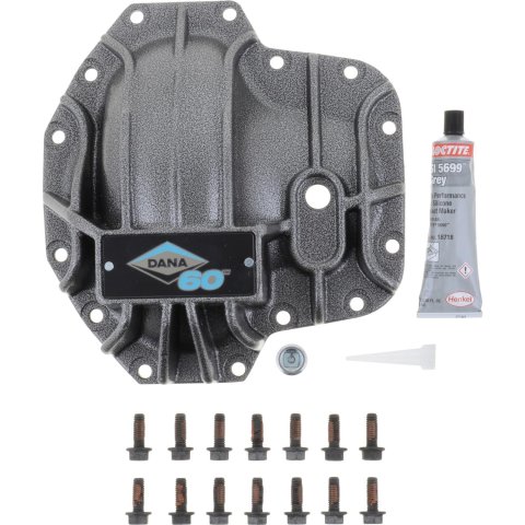 Spicer Drivetrain Products Differential Cover Kits 10024011 Cover, Nodular Iron, Gray, Ultimate Dana 60, 14-Bolt Cover, Each