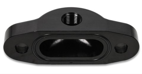Earl's Performance Oil Cooler Block-Off Plates LS0020ERL Plate, Billet Aluminum, Black Anodized, 1/8 in. NPT Port, Chevrolet, LS, Each