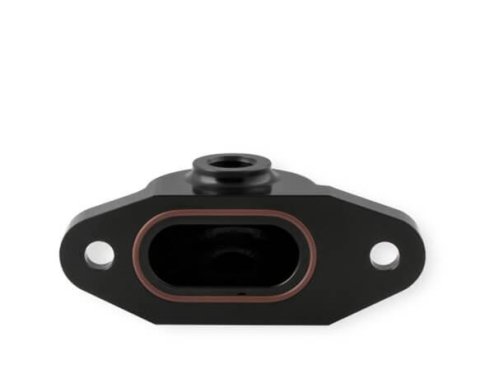 Earl's Performance Oil Cooler Block-Off Plates 1137ERL Plate, Billet Aluminum, Black, Anodized, 1/8 in. NPT Port, Chevrolet, Gen V, LT, Each