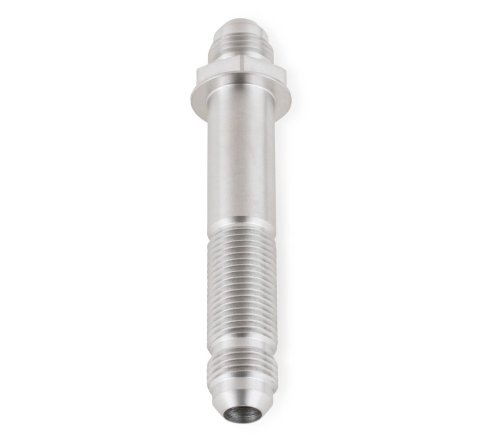 Earl's Performance Bulkhead Adapter Fittings SS983506ERL Fitting, Union, Straight, -6 AN, 3.656 in. Length, Through Frame Style, Stainless Steel, Each