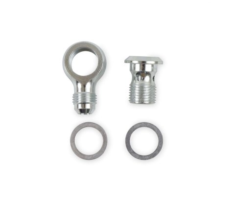 Earl's Performance Power Steering Adapter Fittings PS0004ERL Fittings, Designed To Convert Saginaw Type 2 Pumps with M16 x 1.5 Threaded Outlet To -6 AN Banjo, Each