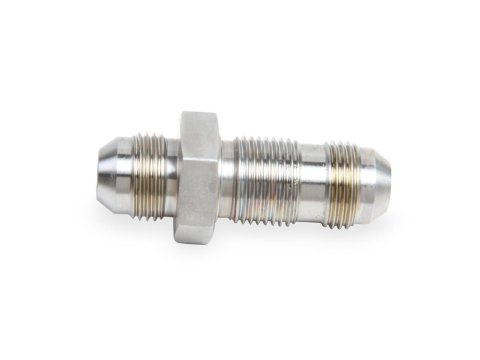 Earl's Performance Bulkhead Adapter Fittings SS983203ERL Fittings, Adapter, Straight, -3 AN Male Threads, Stainless Steel, Natural, Each