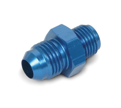 Earl's Performance AN to Inverted Flare Adapter Fittings 991946ERL Fitting, Adapter, Flare, Straight, Aluminum, Blue Anodized, -6 AN, 1/2-20 in. Flare, Each