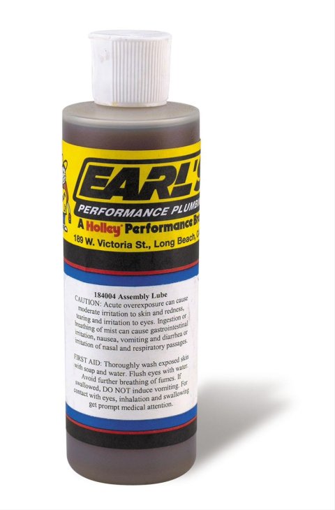 Earl's Performance Assembly Lube 184004ERL Lubricant, for Hose Assembly, 8 oz., Each