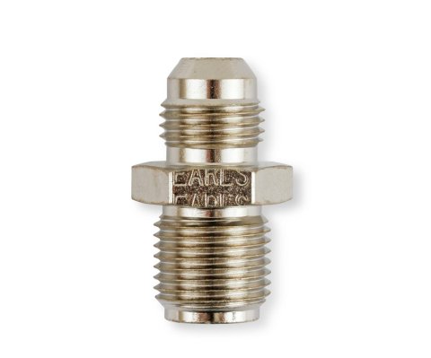 Earl's Performance AN to Inverted Flare Adapter Fittings 961947LERL Fitting, Adapter, Flare, Straight, Steel, Nickel Plated, -6 AN, 5/8-18 in., Each