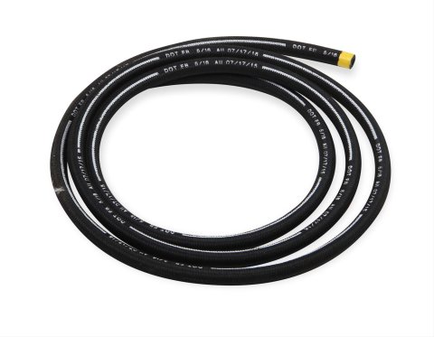 Earl's Performance Power Steering Hose -6 AN 10 ft. 151006ERL Hose, Hose, Length, AN, Black, Braided Fiber, Each