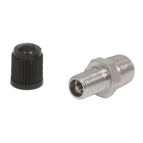 Earl's Performance Schrader Valves 9616SVERL Valve, Aluminum, 1/8 in. NPT, Male Threads, Each