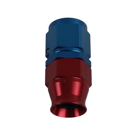 Earl's Performance Speed-Seal Hose Ends 600138ERL Fitting, End, Speed-Seal, Straight, -8 AN to Female -8 AN, Aluminum, Red/Blue, Each