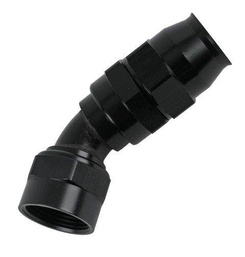 Earl's Performance UltraPro Hose Ends 624616ERL Ends, UltraPro, Reusable Swivel, 45 degree, -16 AN Size, Aluminum, Black Anodized, Each