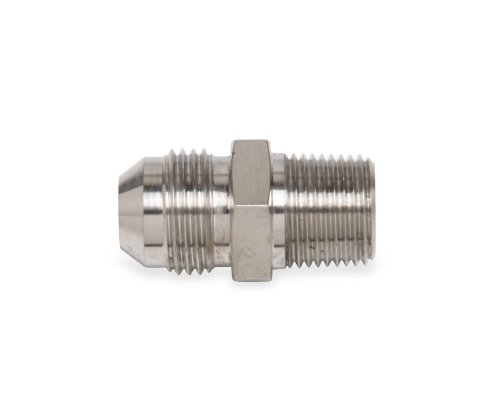 Earl's Performance AN to NPT Adapter Fittings SS981662ERL Fitting, Adapter, NPT, Straight, Stainless Steel, Natural, -6 AN, 1/8 in. NPT, Each