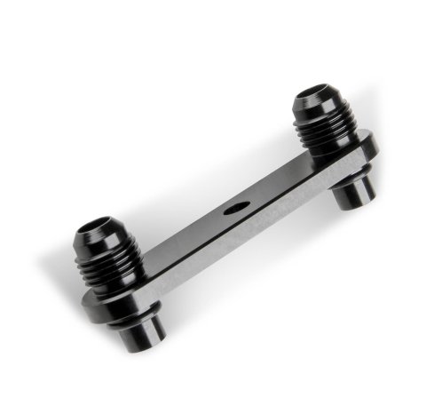 Earl's Performance Transmission Cooler Line Adapters 1133ERL Adapter, Billet Aluminum, Black Anodized, -6AN, 6L80, 6L80E, 6L90, 6L90E, Each