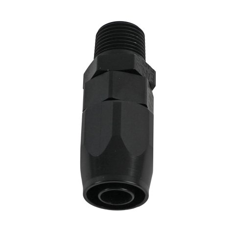 Earl's Performance Swivel-Seal Coupler Hose Ends 820108ERL Fitting, End, Swivel-Seal, Straight, -8 AN to Male 3/8 in. NPT, Aluminum, Red/Blue, Each