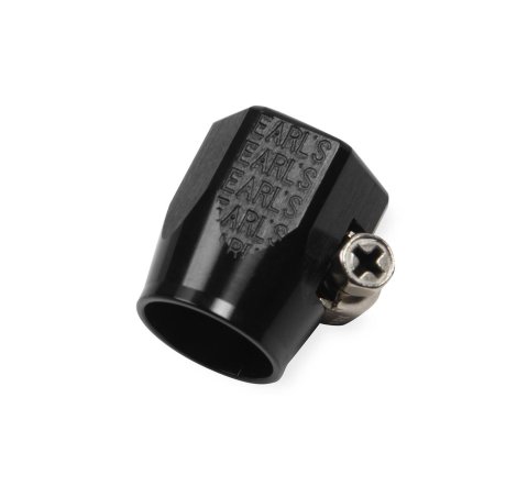 Earl's Performance Econ-O-Fit Hose Clamps 900514ERL Clamp, Econ-O-Fit, -14 AN, Stainless Clamp, Black Aluminum Cover, 1 3/32 in. OD, Each