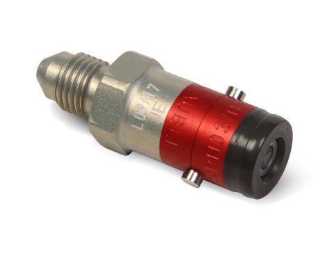 Earl's Performance Staubli SPH Twist Lock Dry Break Couplings JE270103ERL Quick Disconnect Fittings, Couplings, Male, Straight, 3/8 in.-24 Male Threads Adapter, -3 AN Hose End, Red, Each