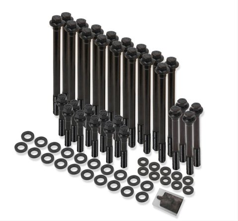 Earl's Performance Cylinder Head Bolt Kits HBS-001ERL Bolts, Chromoly, Hex Head, Chevrolet LS, 1997-03, Kit