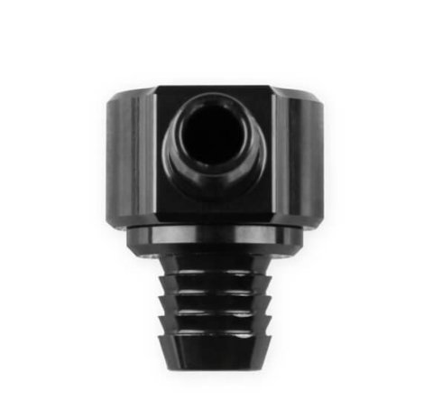Earl's Performance Brake Booster Check Valves AT252007ERL Valve, Aluminum, Black Anodized, 3/8 in., Hose Barb, Each