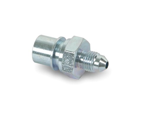Earl's Performance Brake System Adapters 989531ERL Fitting, Adapter, Tubing Adapter -3 AN to 3/8"-24 Female, Steel, Zinc Plated, Each