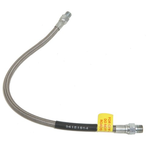 Earl's Performance Speed-Flex Brake Lines 64151514ERL Line, Speed-Flex, Braided Stainless Steel, 14 in., 1/8 in. NPT Male, 1/8 in. NPT Male, Each