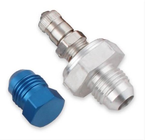 Earl's Performance Pressure Testers D016-6ERL AN Hose Test Kit, -6 AN Fitting with Air Valve/Matching Plug, Kit