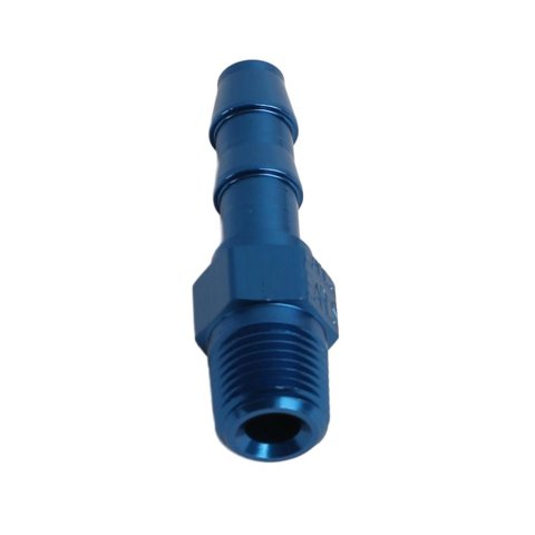 Earl's Performance Super Stock Hose Ends 720142ERL Fitting, End, Stock, Straight, -4 AN to Male 1/8 in. NPT, Aluminum, Blue, Each