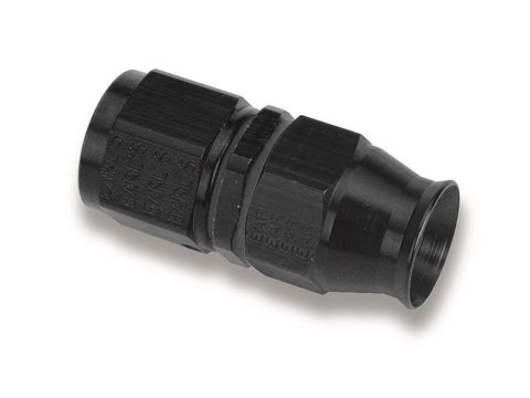 Earl's Performance Speed-Seal Hose Ends AT600134ERL End, Speed-Seal, Straight, Aluminum, Black, -4 AN Reusable Swivel, -4 AN Female, Each