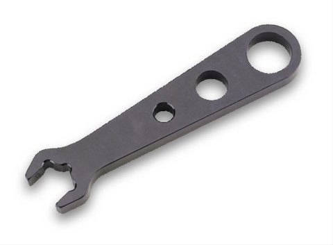 Earl's Performance AN Hose End Wrenches 230406ERL Wrench, End, Aluminum, Black, 11/16 in. Hex Size, Fits -6 Nut, Each