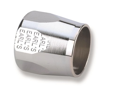 Earl's Performance Econ-O-Fit Hose Clamps 900306ERL Clamp, Econ-O-Fit, -6 AN, Stainless Clamp, Chrome Aluminum Cover, 35/64 in. OD, Each
