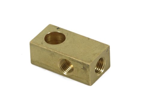 Earl's Performance Brake System Adapters 972054ERL Fitting, Adapter, Tee, 3/8-24 I.F. Female Runs, 3/8-24 I.F. Female Branch, 7/16 in. Mounting Hole, Each