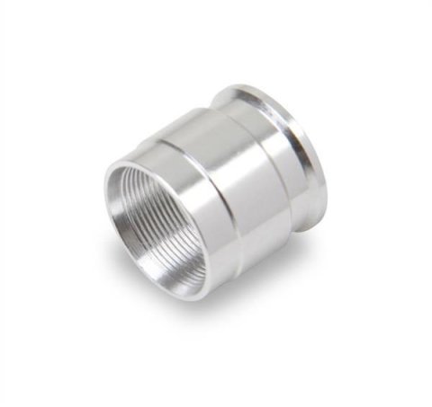 Earl's Performance Replacement UltraPro Crimp-On Collars CL689103ERL Crimp Collars, Collars, -10 AN Hose Size, Aluminum, Clear Anodized, Each