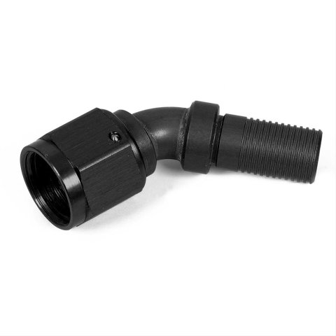 Earl's Performance Ultra-Flex 650 Hose Ends 674612ERL Fitting, End, 650, 45 Degree, -12 AN to Male -12 AN, Aluminum, Clear Anodized, Each