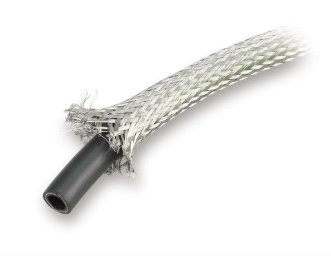 Earl's Performance Tube-Braid Hose Covers 920001ERL Sleeving, Tube-Braid, Stainless Steel, 3/4 in. Minimum Diameter, 1 in. Maximum Diameter, Each