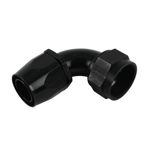 Earl's Performance Auto-Fit Hose Ends AT309120ERL End, Auto-Fit, Aluminum, Black Anodized, 90 Degree, -20 AN Female Thread, Each
