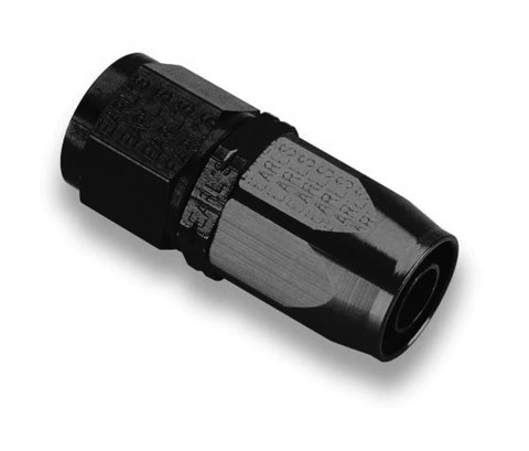 Earl's Performance Auto-Fit Hose Ends AT300120ERL End, Auto-Fit, Straight, -20 AN Female Threads, Aluminum, Black Oxide, Each