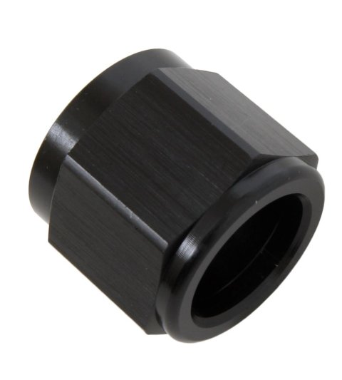 Earl's Performance Tube Nuts AT981810ERL Fitting, Nut, Aluminum, Black Anodized, -10 AN, Female Threads, Each