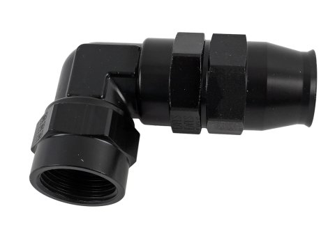 Earl's Performance UltraPro Hose Ends 629012ERL Ends, UltraPro, Reusable Swivel, 90 degree, -12 AN Size, Aluminum, Black, Each